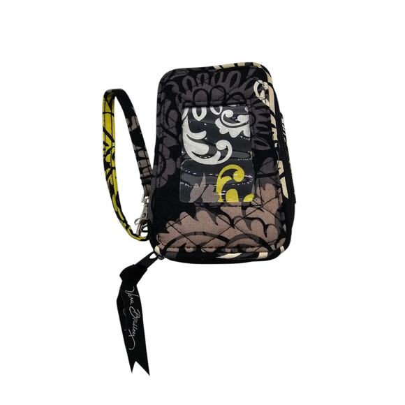 Vera Bradley Wristlet with ID window. GUC Has ID/Card section and Second zipper - Picture 3 of 4